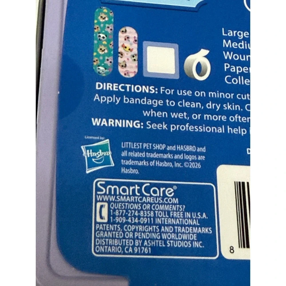 Littlest Pet Shop On-The-Go First Aid Kit 21pc Smart Care Collectible Tin 88898